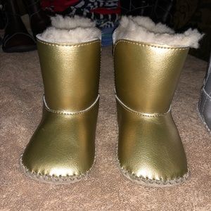Gold UGG boots